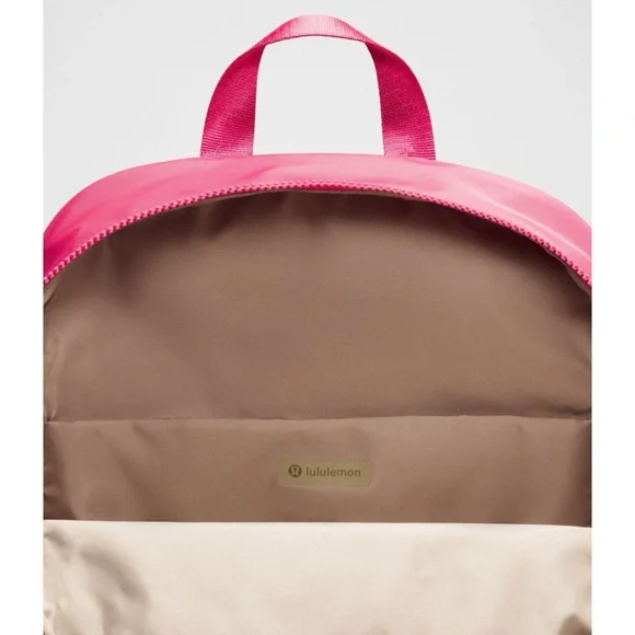 NWT Lululemon Everywhere Backpack 22L Raspberry Coulis/Sheer Oak - Picture 5 of 9